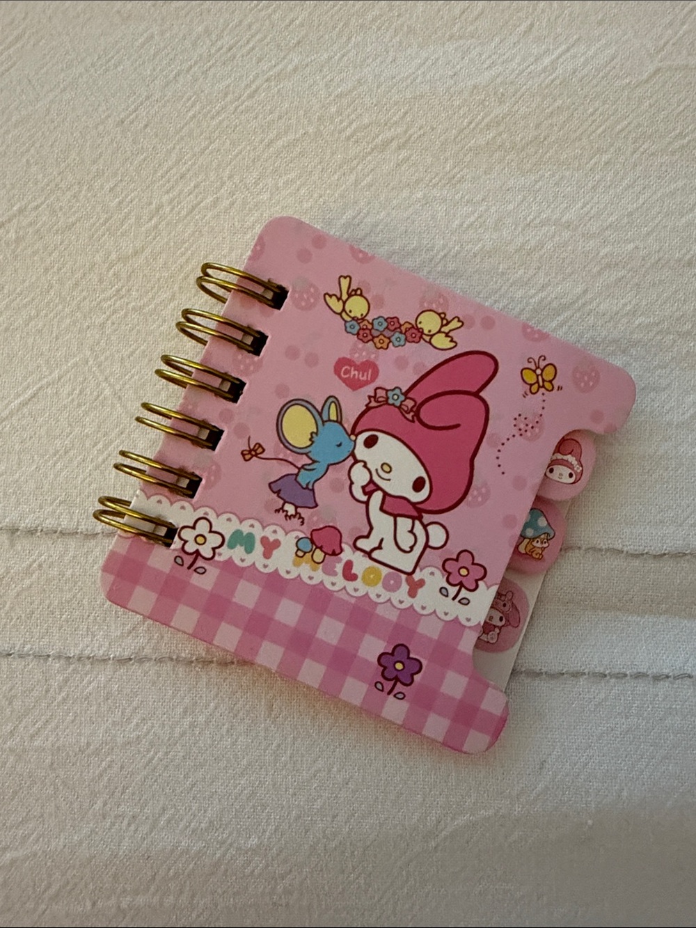 My Melody Mini Spiral Notebook